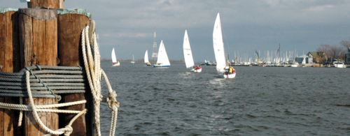 Small Boats Sailing at Annapolis